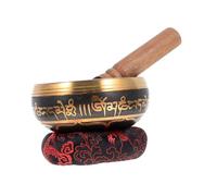 CORHAD Buddha Sound Bowl for Meditation and Tibetan Singing Bowl Mallet and Mat for Spiritual Decor Random Color
