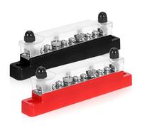 CORHAD Bus Bar Power Distribution Block Terminal Block with M6 M4 Studs 150A Current for 12V Dc Automotive Marine Solar Energy Wiring Systems