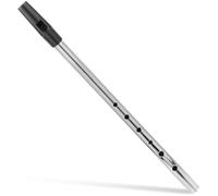 CORHAD C Key Irish Whistle Flute Metal Copper Beginner Musical Instrument Silver Finish Not Easy to Deformation Suitable for Learning