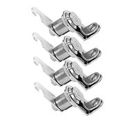 CORHAD Cabinet Cam Lock and Mailbox Lock Cylinder Zinc Alloy for Filing Cabinet and Cupboard Suitable for Home and Office Use 4pcs Set