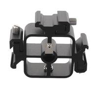 CORHAD Camera Accessory Mount Clamp Hot Shoe Base Adapter Flash Stand Bracket Triple Cold Shoe Mount Alloy for Professional Studio Photography Video Vlogging