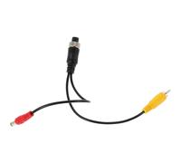 CORHAD Camera Cable 4-Pin Extension with DC Male Connector for Car Reverse Camera Video Adapter Compatible with Monitor and Headphone Jack Auxiliary Cord