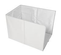 CORHAD Cat Litter Box Splash Shield Kitten Litter Box Enclosure Foldable Three-Sided Privacy Guard for Moving and Outdoor Adventure