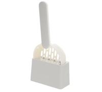 CORHAD Cat Litter Scoop Pet Cleanup Kit with Holder Big Wide Mouth Design Lightweight Abs Material for Small to Large Sized Cat Owners Litter Box Cleaning