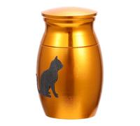 CORHAD Cat Memorial Pet Urns Stainless Steel Urn Keepsake Box for Cat Ashes Pet Memorial Garden Stones