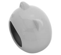 CORHAD Ceramic Hamster Hideout House Cozy Small Animal Cave for Gerbils and Hamsters Aesthetic and Washable Nest for Comfortable Retreat and Secure