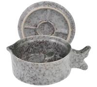CORHAD Ceramic Pour Handle Convenient to and Easy with Ink Dish Practical Design for Chinese Painting and Calligraphy for Artists and Pottery Tools