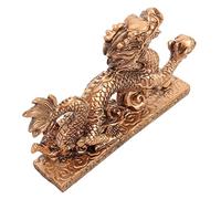 CORHAD Chinese Dragon Statue Wealth Prosperity Ornament - Resin Dragon Figurine for Auspicious Office Decor, Lucky Animal Sculpture, Feng Shui Decoration, Shape Adornment for Good Fortune