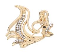 CORHAD Chinese Zodiac Art Pins Rhinestone Horse Brooch Pin Hollowout Classic Style Brooch for Men’s Chinese New Year Celebrations