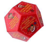 CORHAD Christmas Dice Exchange Game Red Funny Polyhedral Party Dice for Xmas Present Swap Family Holiday Activity Easy Rules Interactive Role Playing for Anniversary and Birthday