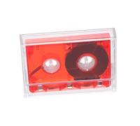CORHAD Clear Audio Cassette Tape Blank Recordable Tape for DIY Messages Speech Music Recording Retro Vintage Design Gift Sound Memory