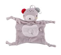 CORHAD Comfort Doll Soothing Towel Soft Animal Comforter Boy Girl Toy Grey Bear Pattern