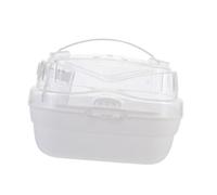 CORHAD Compact Travel Mouse Carrier Dwarf Hamster Cage Accessories Carry Case