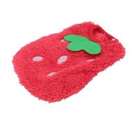 CORHAD Cozy Strawberry Bunny Guinea Pig Outfit Small Pet Vest Rabbit Clothes Fleece Material Easy-on Design 2s Red