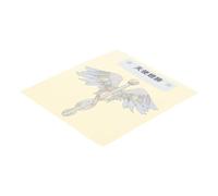 CORHAD Creative Angel Wings Guitar Sticker for Electric Guitars, Self-adhesive Pvc Decorative Headstock Decal, Easy to Operate Unique Pattern Suitable for Adults and Boys and Girls