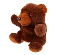 CORHAD Creative Educational Bear Hand Puppet for Soft Plush Animal Puppet for Storytelling Role-play and Imaginative Learning Brown Bear Design