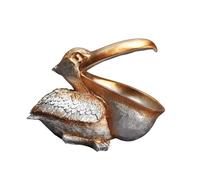 CORHAD Creative Resin Bird Sundries Organizer Container Random Color Desktop Storage for Keys and Remote Controls Stylish Home Ornament with Retro American Style Resin Craft Random Color