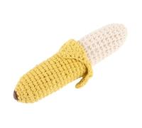 CORHAD Crochet Banana Hand Bell for Babies Newborn Soft Teething Sensory Shaker Suitable for Infant Grasping and Play