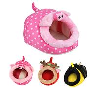 CORHAD Cushion Pad Bed Mini Warm Sleep Pet Nest Pig Plush Guinea Pig Bedding Mouse Mat Hamster Cage