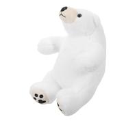 CORHAD Cute Polar Bear Plush Soft Stuffed Animal Doll for Nursery Decor Portable Mini Arctic Bear Plushies Desktop Ornament