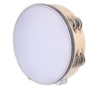 CORHAD Dance Tambourine Praise Tambourine Shell Wood Wooden Classroom 20cm Jingle Music Jingle Drum