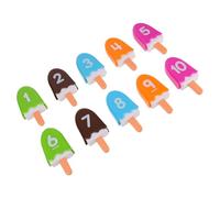 CORHAD Digital Popsicle Matching for Educational Number Learning Plaything with Colored Dots Premium Cognitive Game for Preschoolers to Enhance Math Skills and Fine Motor Development