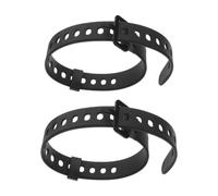 CORHAD Dive Knife Leg Straps Black with Rubber 2pcs Adjustable Quick Buckle