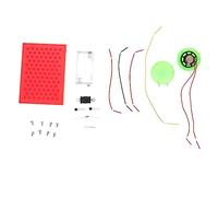 CORHAD DIY Sound Siren Alarm Kit with Sound and Light Features, Creative Intelligent Science Toy Made of Abs Material for Children’s Educational Experiments and Hands-on Learning Random Random Color