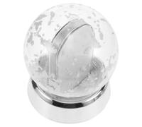 CORHAD DIY Sublimation Snow Globe Photo Frame with Silver Base Clear Blank Water Globe Craft Kit for Christmas Wedding Valentine S Day Decoration and Photo Display