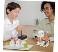 CORHAD DIY Wireless Power Transmission Table Lamp Kit Stem Educational Science Experiment for Students Assembly to Foster Creativity Critical Thinking and Analytical Skills Development