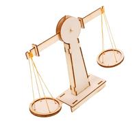 CORHAD DIY Wooden Balance Scale for Educational Stem Assemble Craft Reusable Safe Childrens Science Learning Tool for Early Math and Parent Art Project
