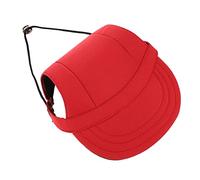 CORHAD Dog Baseball Cap for Sun Pet Hat Ear Breathable Outdoor Cap for Dogs Corgi and Friendly Without Logo