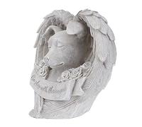 CORHAD Dog Memorial Garden Plaque Resin Angel Statue Pet Tribute Garden Ornament