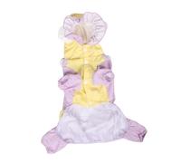 CORHAD Dog Raincoat with Hood for Small and Large Pets Lightweight Breathable Four-legged Rain Jacket with Windproof Fabric Bright Color Visibility Safety Gear for Outdoor Walks