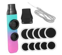 CORHAD Double Hole Gradient Color Kazoo, Adjustable High-low Tone Musical Instrument for Adults and Boys and Girls, Portable Performance Kazoo Suitable for Guitar and Ukulele