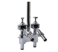 CORHAD Double Tom Holder Mount Bracket for Jazz Drum Set Drum Tom Stand Accessories Lightweight Easy to Carry for Drummer