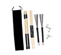 CORHAD Drum Stick Wrench Drum Key Tool and Wire for Cleaning Brush for Instrumentalist