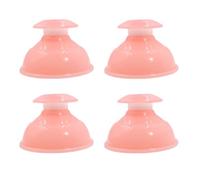 CORHAD Elastic Silicone Vacuum Cupping Cups Set 4Pcs Portable Massage Tools for Dry and Wet Cupping Therapy Random Color