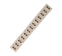 CORHAD Electronic Keyboard Contact Strip Silicone Conductive Pad 13-key Replacement Repair Kit for Electronic Piano and Organ Keyboard Maintenance