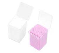 CORHAD Eyelash Extensions Professional for 200pcs Glue Wipers Cotton and, Portable Glue Bottle Cleaning Pads with Lint-free White Cotton Material Salon Use Individual
