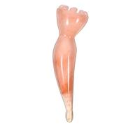 CORHAD Facial Massage Stick Small Lotus Seed Pod Shape, Natural Beeswax Face Massager for Facial Meridian Stimulation, Skin Relaxation Tool in Silk Lotus Color