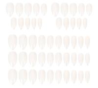 CORHAD Fake Nail Tips Nail Art Plastic 600pcs White Easy to Apply Design Your Own Style for Women for Parties and DIY