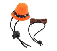 CORHAD Fashionable Lizard Hat and Tie Bow-tie Kit for Pet Decor for Parties Holidays Portraits