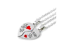 CORHAD Friendship Necklace Creative Alloy Lightweight and Comfortable to Wear 3 Pairs with Heart Pendant Gift for Best Friends on Special Occasions