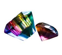 CORHAD Glass Nail Monomer Dish with Lid Small Octagonal Crystal Dappen Dish for Acrylic Nail Liquid Japanese Style for Salon and Home Use