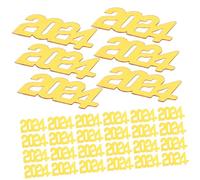 CORHAD Gold Year Confetti Decorative Table Scatters for Party Ornaments Party Props for Years Eve Celebration Festive Craft Decor for Invitations Candy Bags Scrapbooks and Home Ambiance