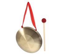 CORHAD Gong and Cymbal Hand Gong Chinese Cymbal Traditional Chinese Instrument Lanyard
