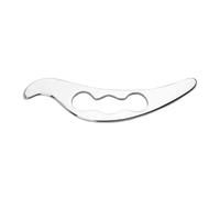CORHAD Gua Sha with Enhanced Blood Flow Scraping Massage Tool Stainless Steel for Face and Muscle Relaxation Sturdy Metal Skin Scraper for Facial and Body Use