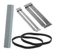 CORHAD Guitar Fretboard Protector with Metal Guards and Precision Sanding Stone Rubber Bands for Neck Radius Sanding Multipurpose Luthier Tool for Electric and Bass Guitar Maintenance