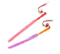 CORHAD Guzheng Cleaning Brush with Soft Rabbit Hair Ergonomic Anti-collision Handle Flexible Long Pile for Dust Removal Instrument Cleaning Tool for Delicate Musical Strings Random Color